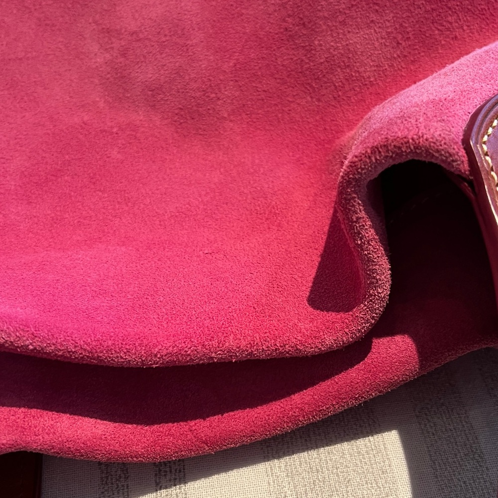 DOONEY & BOURKE PINK SUEDE PURSE - Picture 11 of 16